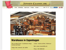 Tablet Screenshot of jensen-denmark.dk