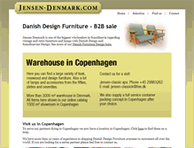 Tablet Screenshot of jensen-denmark.com